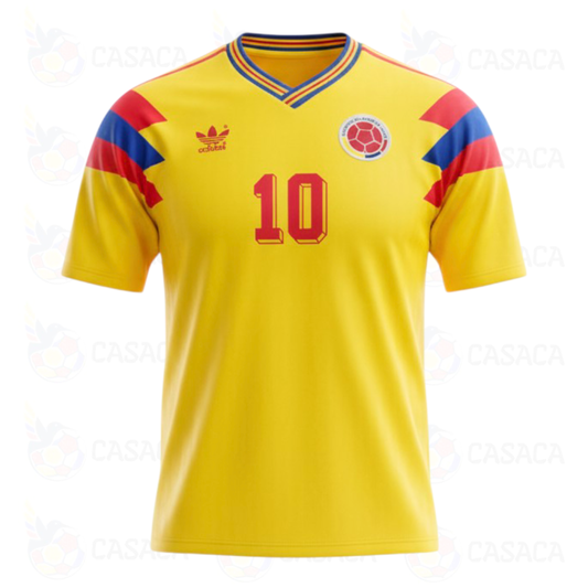 Colombia 1990 - Carlos Valderrama - Amarilla